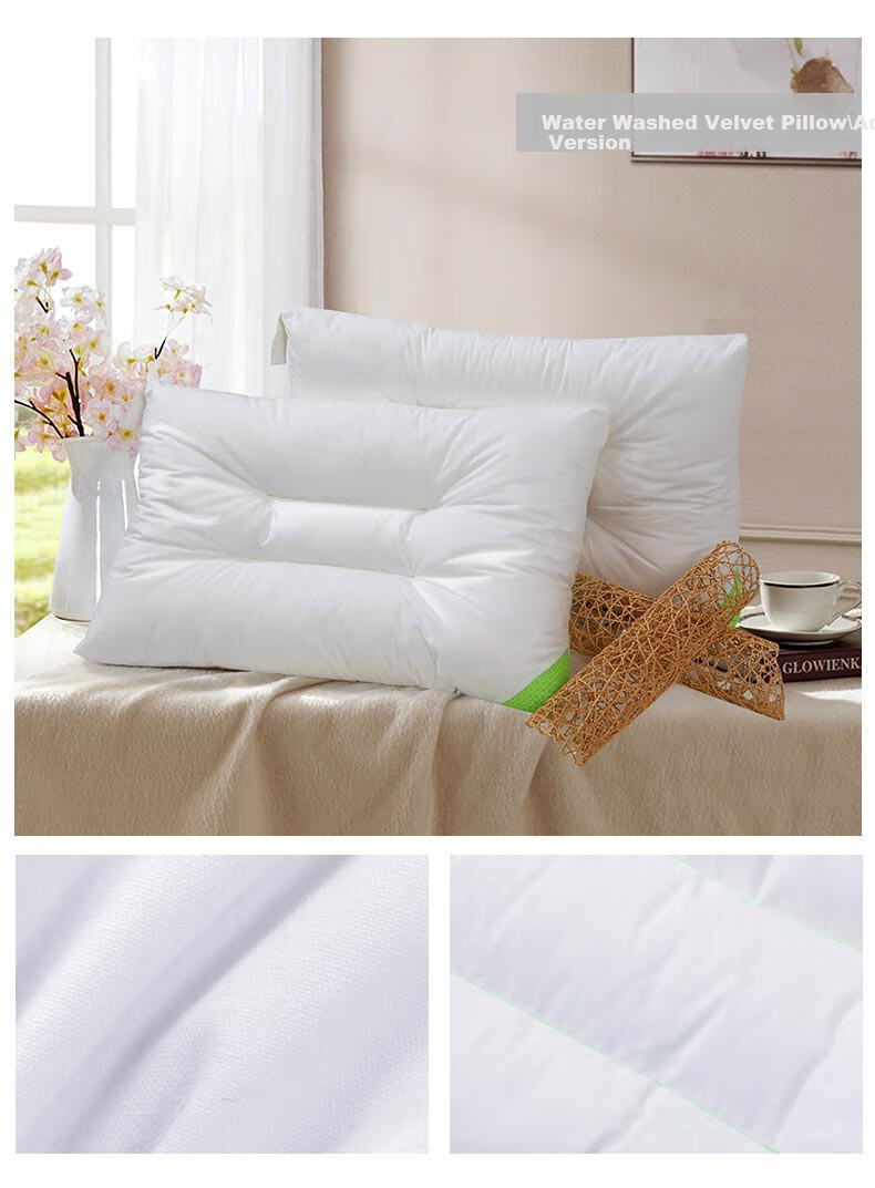 FUANNA Home Textile Pillow Core, Cervical Pillow, Five-Star Hotel Pillow, One Pack, Pure Cotton Antibacterial Pillow Core, Fiber Pillow, 70*45cm 10
