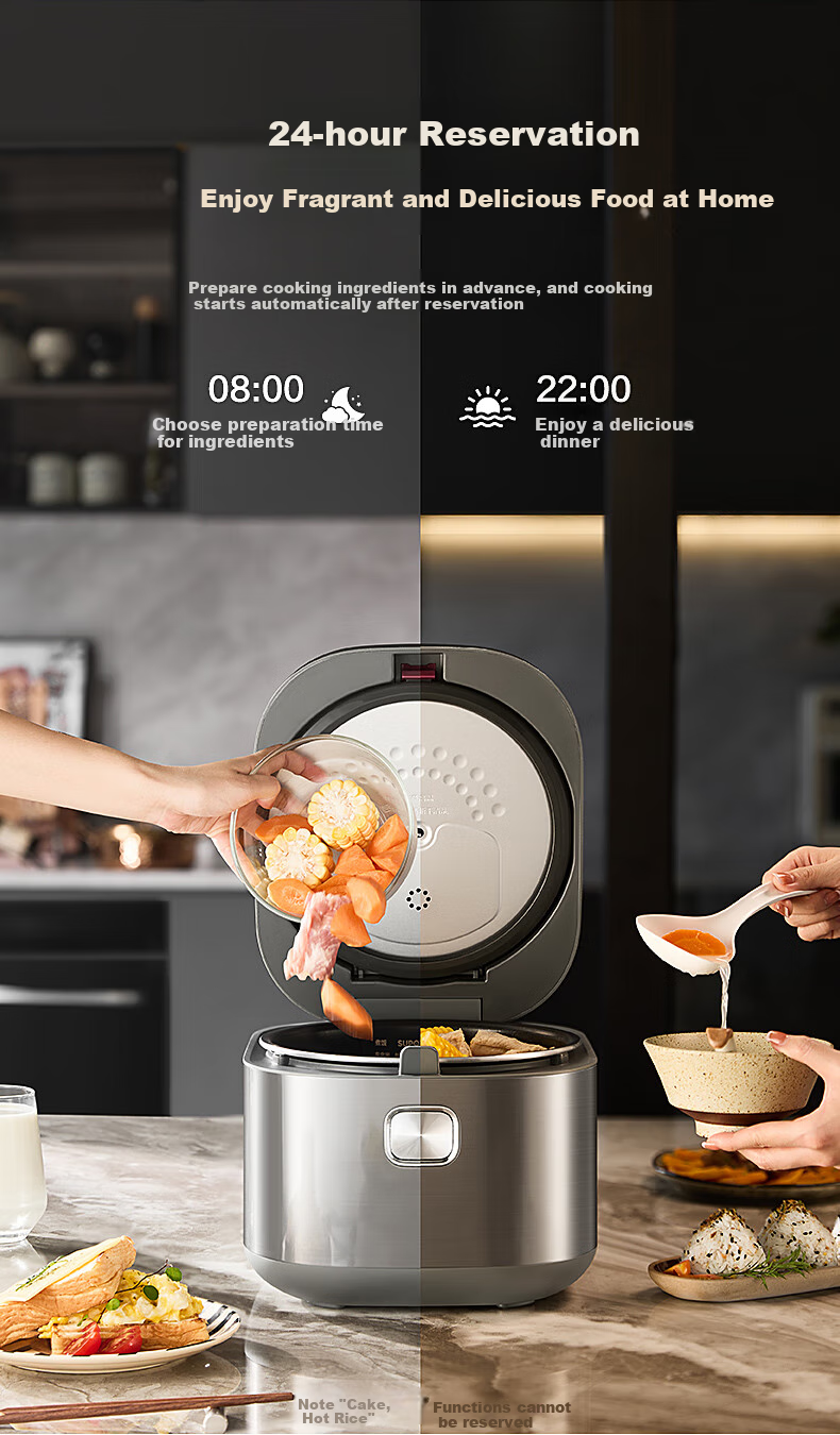 SUPOR Rice Cooker, 4-5 Person Large Capacity, 4L IH Heating Thick Pot, Wood-Fired Rice, Home Use for Porridge And Rice Cooking, Steaming And Boiling All-In Multifunctional Smart Micro-Pressure Electric Rice Cooker SF40HC1866 13