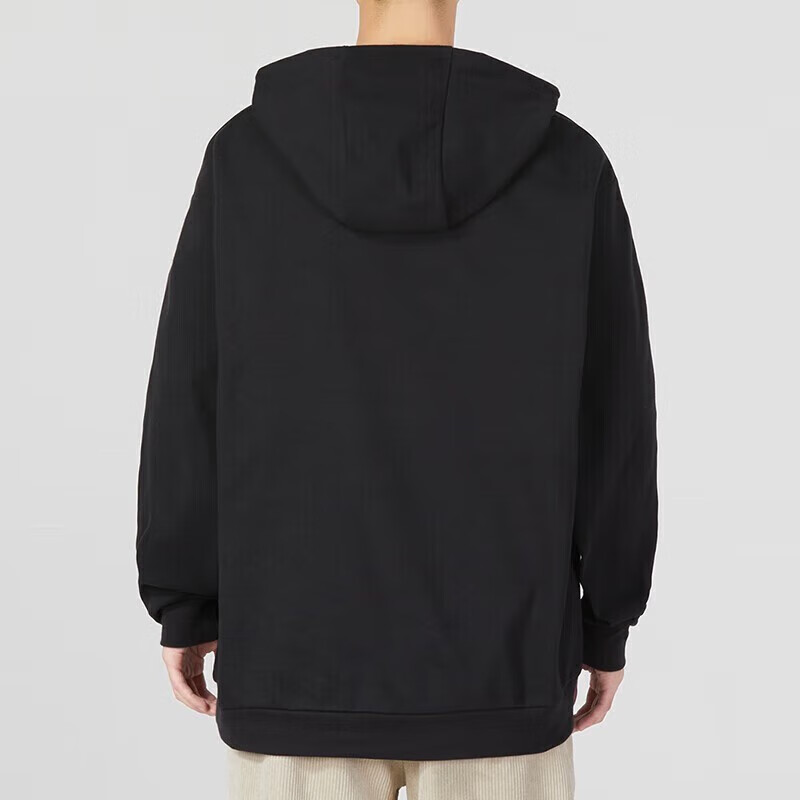 Adidas Neo Men's Sports Casual Hoodie Pullover Sweatshirt IA6894 Black S 2