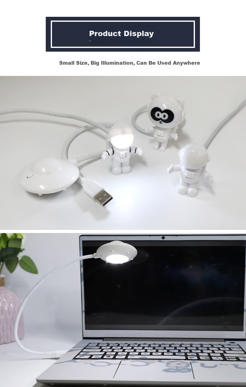Beifang USB Laptop Desk Lamp White LED Portable Light Enhanced Version Outdoor Night Light Mobile Power Bank Energy-Saving Lamp Computer Keyboard Lighting Eye Protection Switch Touch 2143 9