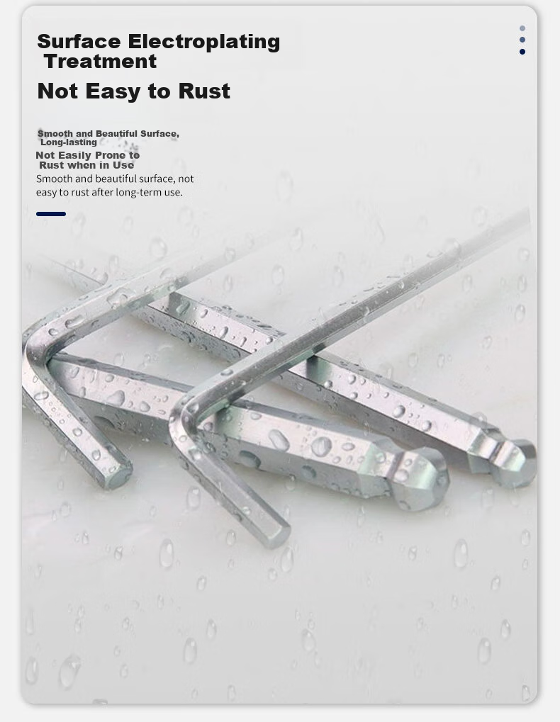 Great Wall Hex Key Wrench Set Flower-shaped Screwdriver Wrench Extra Long Hex Flower Wrench T10-50 338109 8
