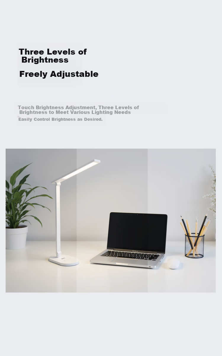 Haoshili National AA-Grade Eye Protection Desk Lamp LED Children's Student Reading Lamp for Bedside, Dormitory, Bedroom, And Study Desk Work Light 5