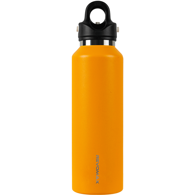 REVOMAX Insulated Mug for Men, Outdoor Portable Student Sports Water Bottle, Large Capacity Cold-Keeping Cup, Ice Doesn't Melt - 592ml