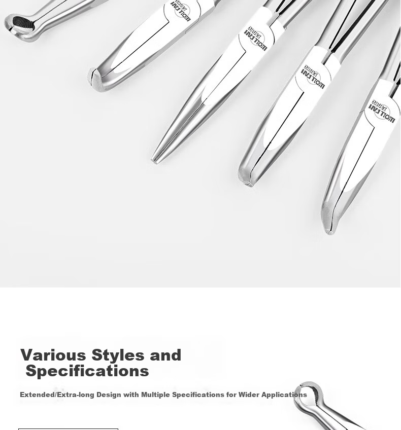 Woerfan Extended Needle-Nose Pliers, Long-Jaw Pliers, Long-Nose Pliers, 11-Inch 16-Inch Industrial-Grade Extra-Long Needle-Nose Grips, O-Shaped Pliers 8