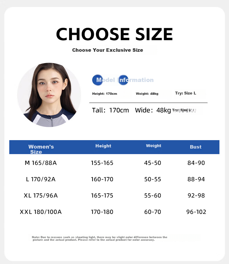 ANTA Slim Waist One-Piece Swimsuit for Women, New Style Swimming Boyshorts, Conservative Slimming Hot Spring Resort Swimwear, Gray-Blue 2XL 2