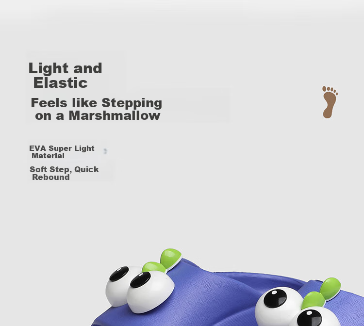 YEEHOO Kids Slippers Anti-Slip Summer Boys and Girls Soft Bottom Stepping on Shit Slippers Infants and Toddlers Indoor Home Anti-Slip Shoes 3