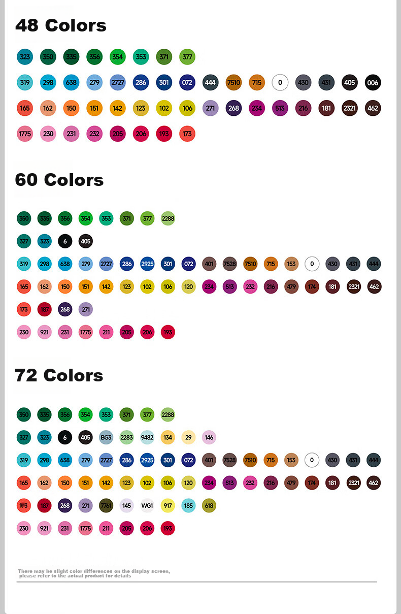 Kasimir Acrylic Markers, Water-Based Soft Tip Washable Watercolor Pens, Elementary School Art Drawing Special Children's Markers, 60 Colors Watercolor Pens for Art Educatio 15