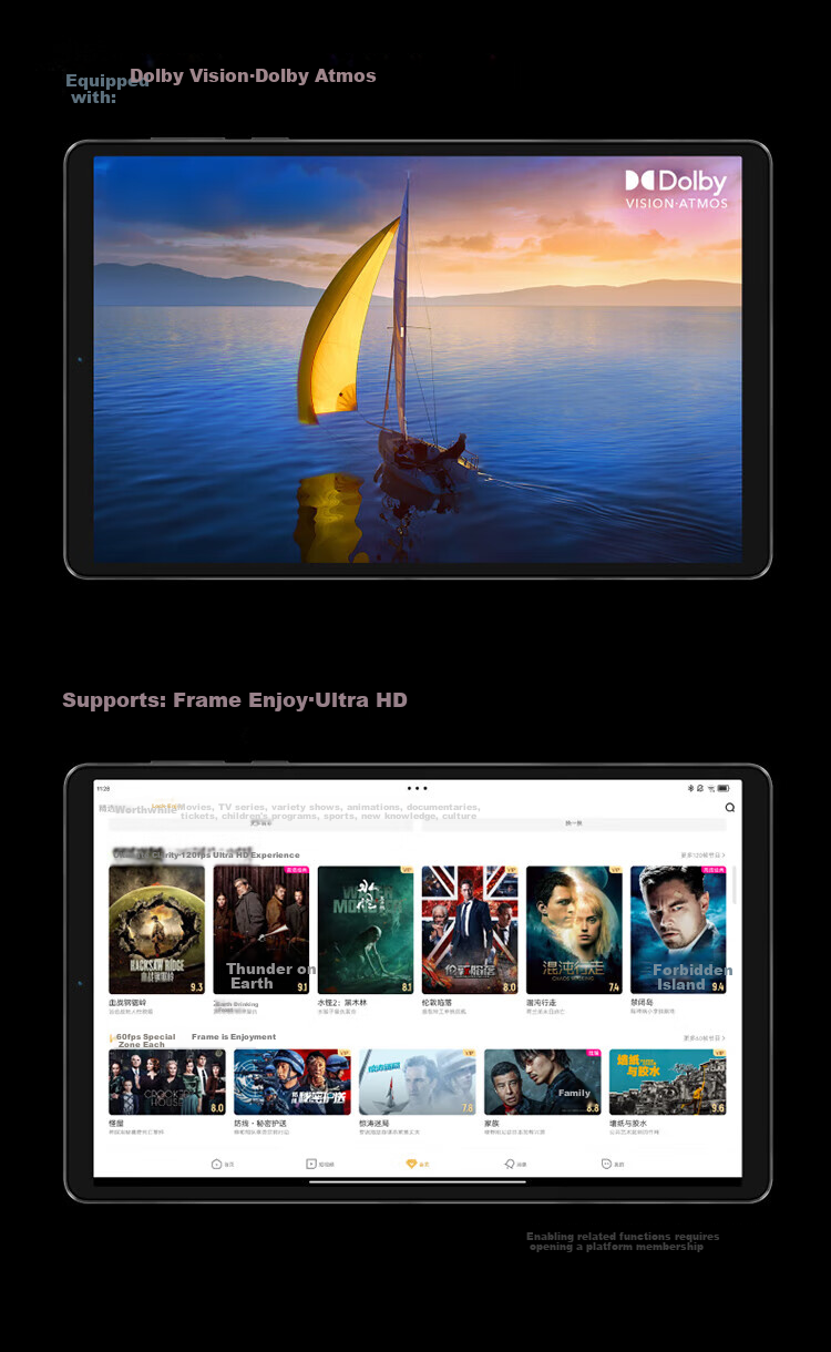 Lenovo Legion Y900 13-inch Snapdragon 8 Gen 2 Full-Screen Gaming Entertainment Learning WIFI 8GB+256GB L-CN Black 15