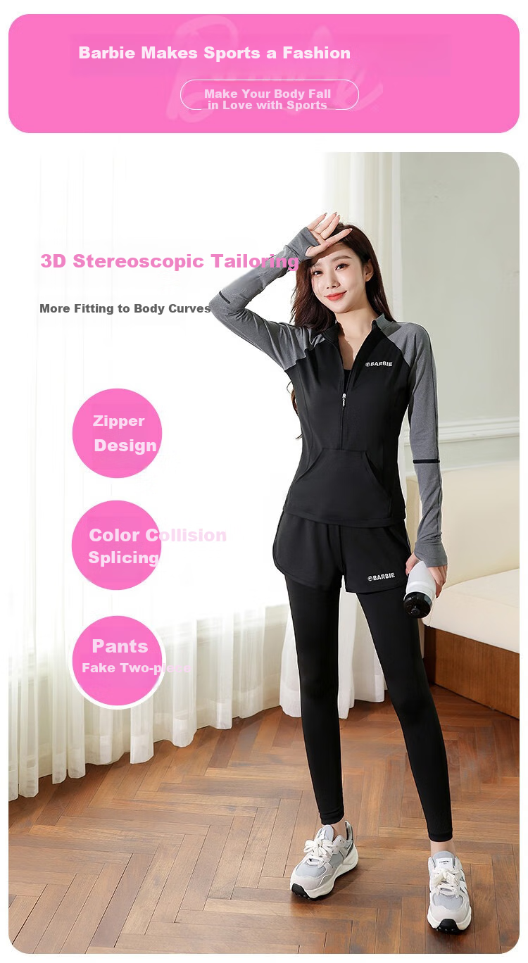 Barbie Badminton Outfit for Women, Yoga Set, Women's Training Suit, Morning Jogging Outfit, Running UV Protection Sportswear Set for Wome 5