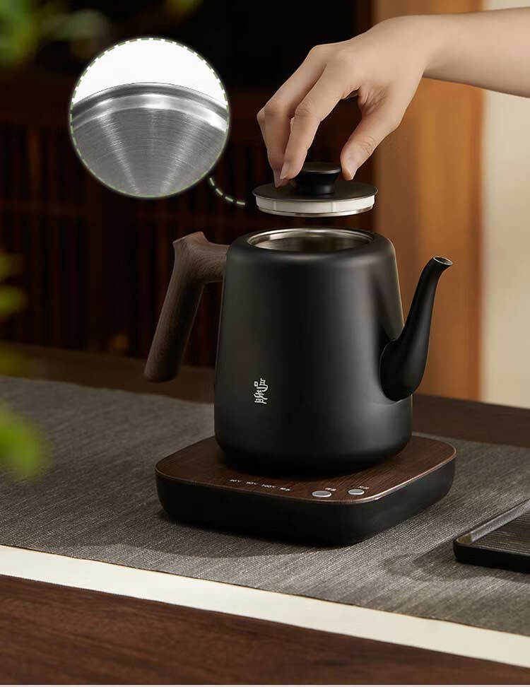 Mingzhan 316 Stainless Steel Electric Kettle, Tea Brewing Pot with Seamless Inner Tank, Specialized Constant Temperature Electric Water Boiler for Brewing And Boiling Tea, Sold by JD MZ152C 1