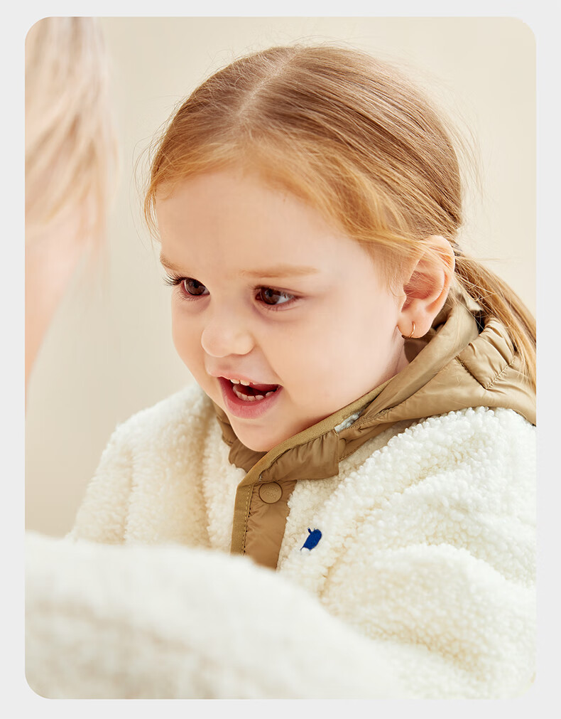 Babycare Children's Autumn Winter Thickened Jacket Girls Boys Casual Warm Baby Coat Cloud Gray 110 14
