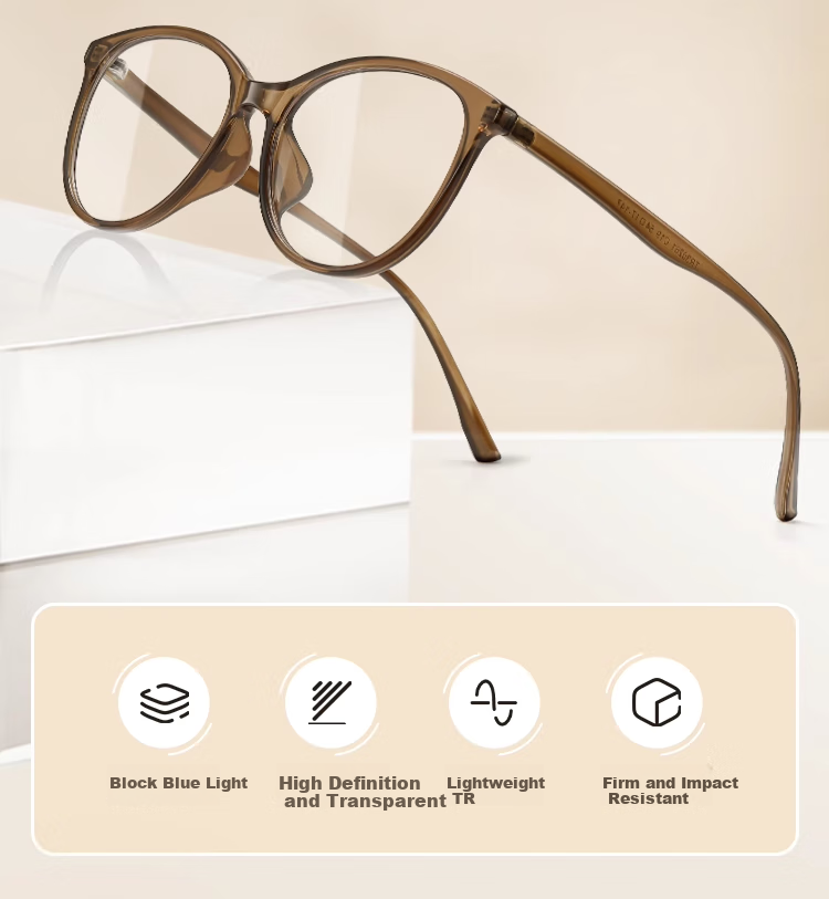 Molake German Imported Material Blue Light Blocking Reading Glasses for Women, Bifocal Ultra-Light Fashionable High-Quality Genuine Product Gift 2