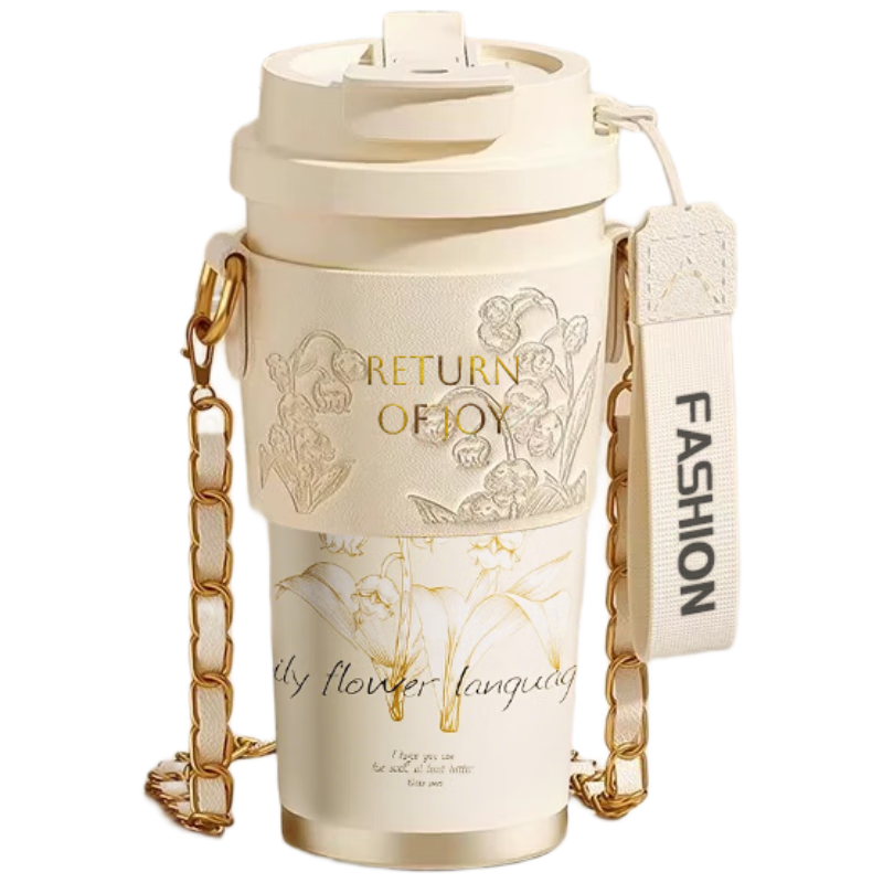 Sidomi Insulated Tumbler for Women High-Value Dual-Drink Coffee Water Cup Female Gift for Girlfriend Birthday 520 Valentine's Day