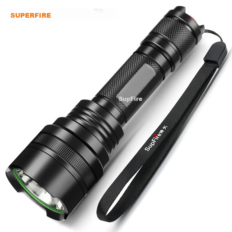 Фонарик SupFire C8, компактный, сверхъяркий, долговечный, перезаряжаемый, для активного отдыха и дома