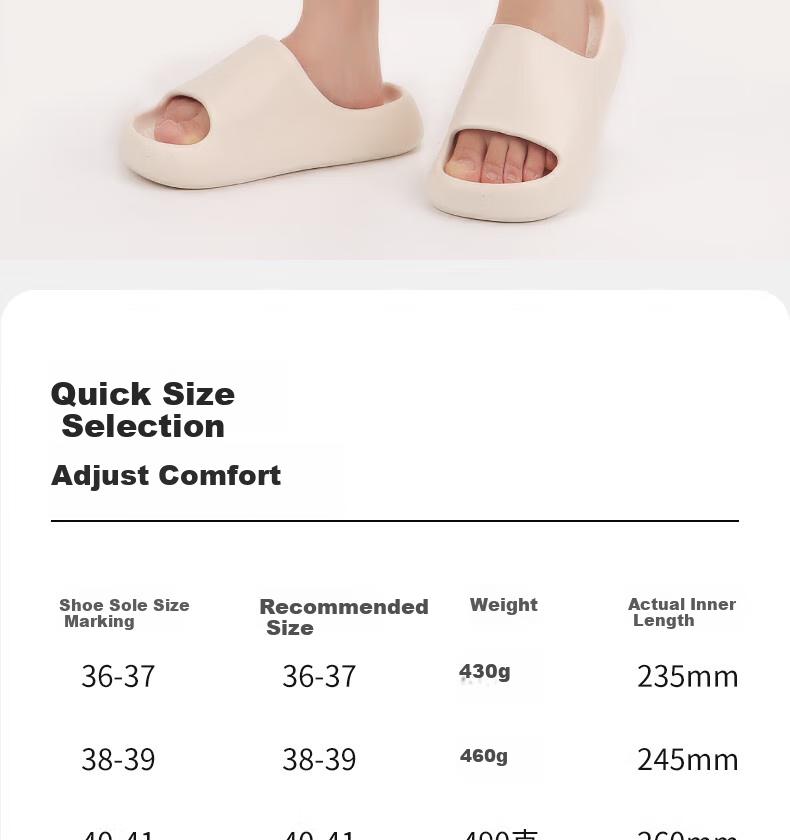 IQGD Slippers for Men And Women, Soft-Soled Floor Slippers, Non-Slip Bathroom Home Slippers for Couples, Model 8308, Cherry Blossom Pink, Size 36-37 9