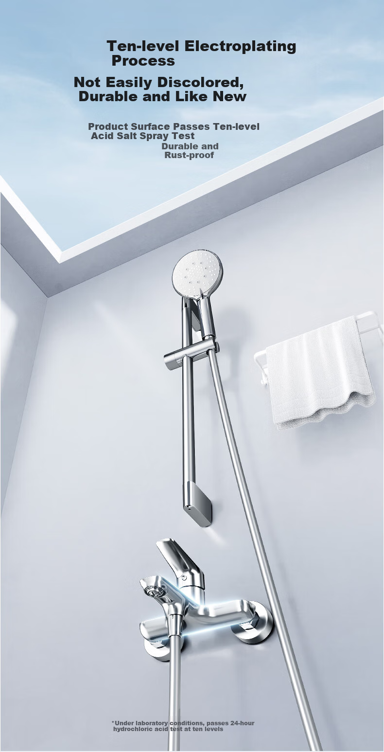 HEGII Shower Head, Copper Alloy, Compact Size, Detachable Handheld High-Pressure Spray Head, Model HMF931-21 12