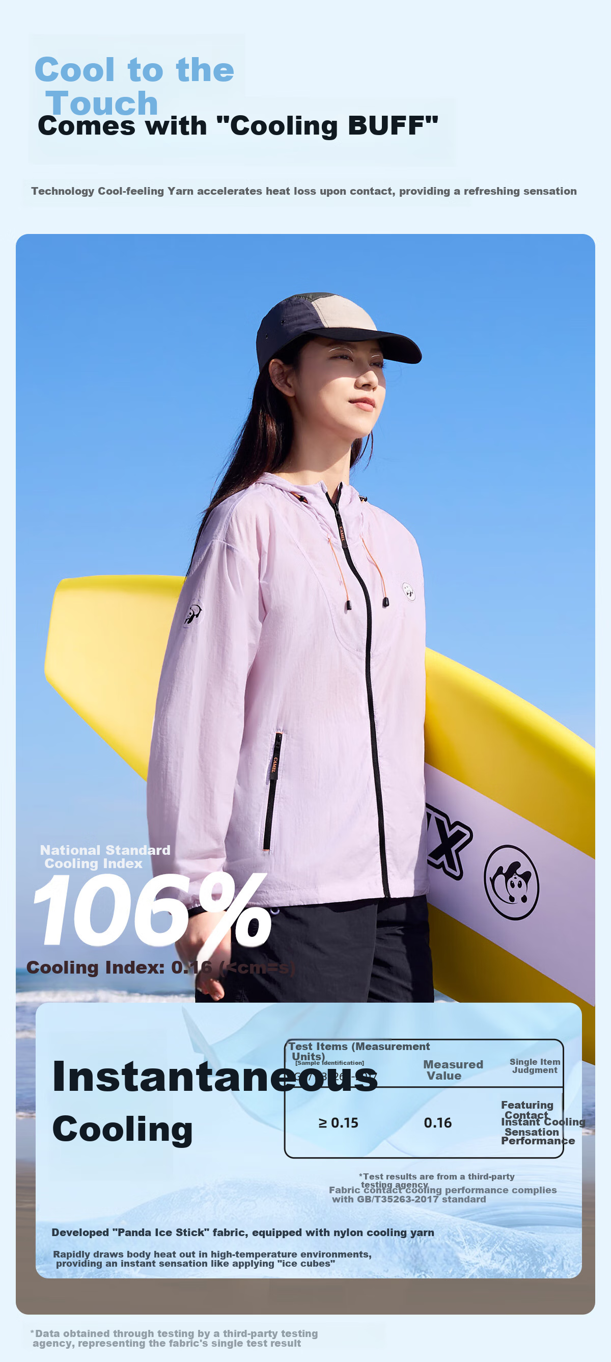 Xiongmao Luotuo Series Outdoor Sun Protection Clothing, Water-Repellent, Cool-Feeling Sun Protection Garment for Men And Women, Spring And Summer Jacket R139E,M 6