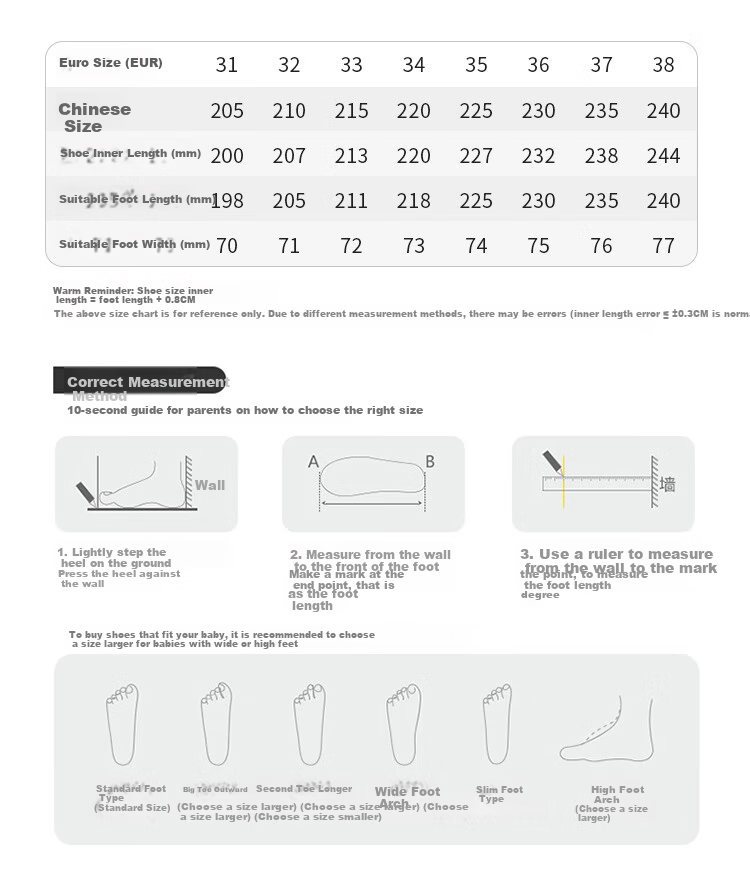 CAMEL Children's Sandals, Summer Beach Shoes, Closed-Toe, Anti-Collision, Non-Slip, Velcro Straps, for Older Childre 16