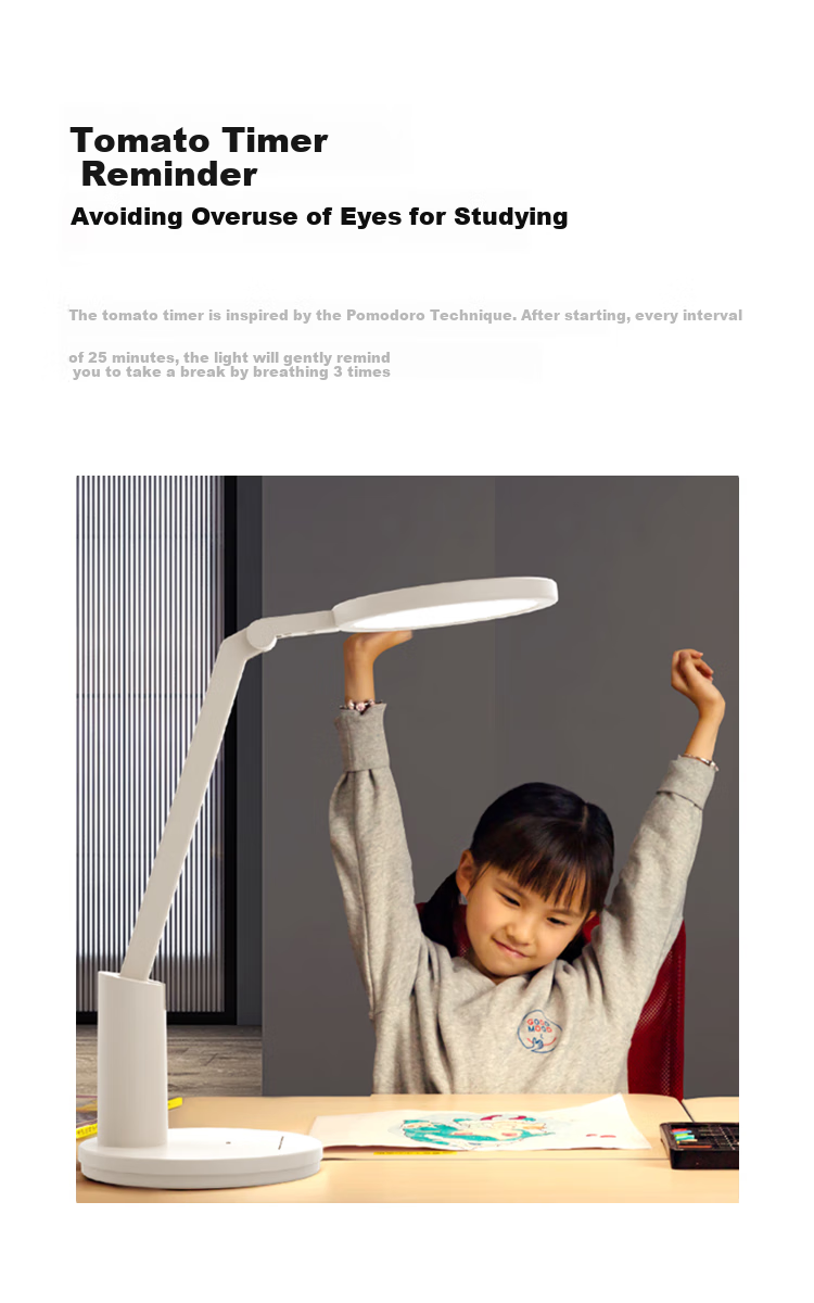 Haoshili Eye Protection Study Lamp for Bedroom, Students And Children, Bedside Reading And Writing LED Light TG035Pro 7
