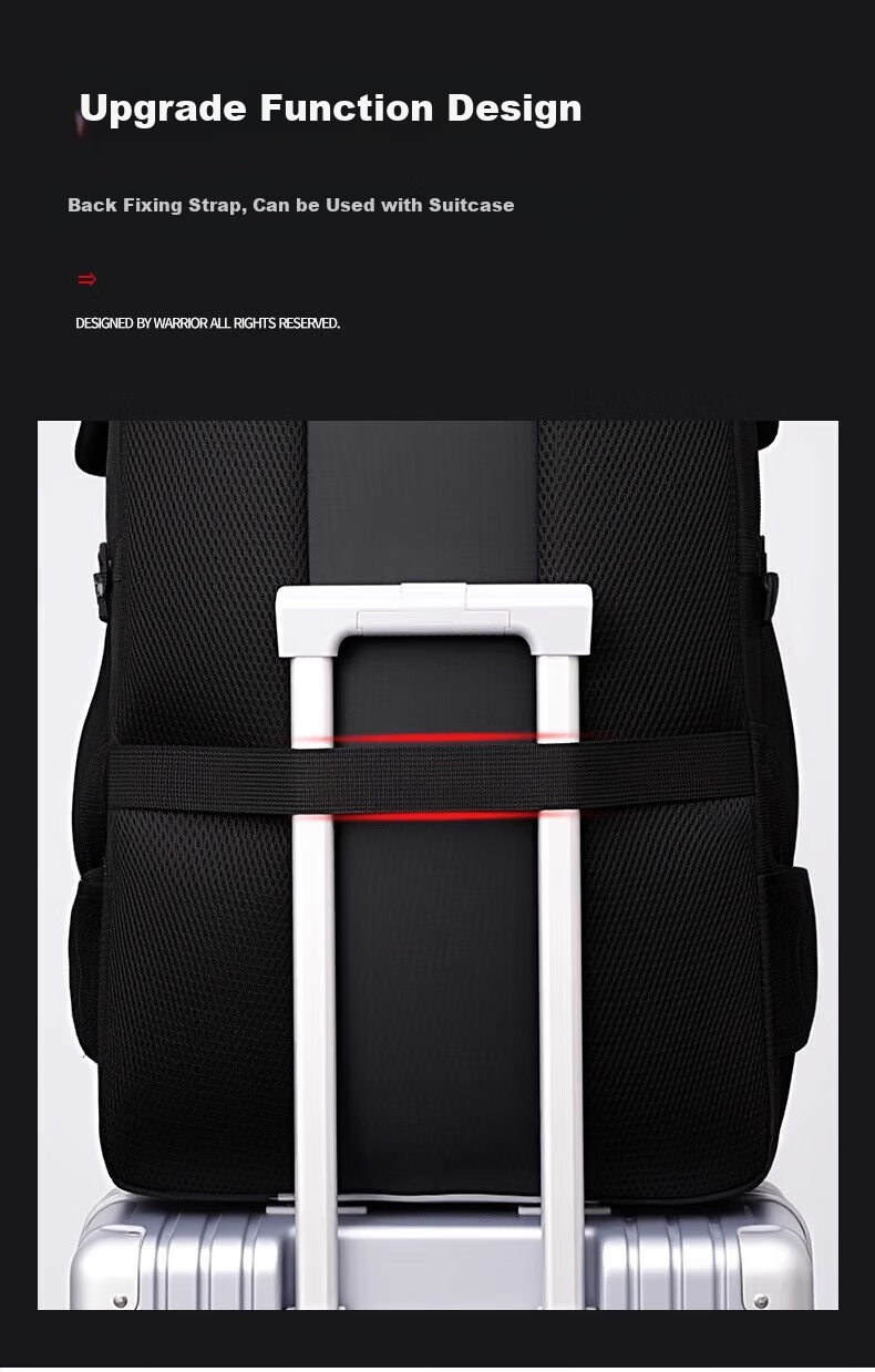 Huili Men's Large Capacity Backpack, Multifunctional Business Travel Bag, Outdoor Hiking Pack, Casual Business Luggage Backpack 13