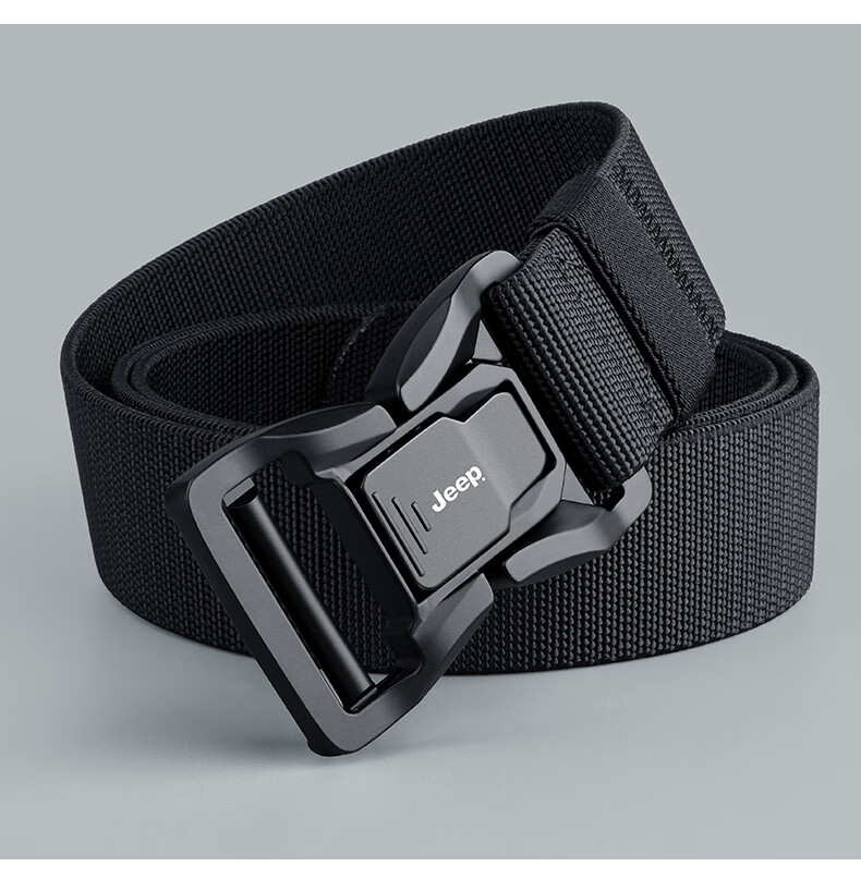 JEEP Outdoor Tactical Woven Belt for Men with Magnetic Buckle Nylon Military Training Gift for Boyfriend Husband Father Practical Birthday Present 5