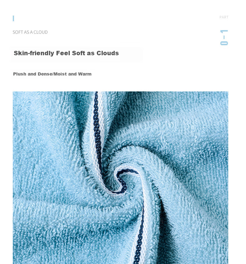 Grace Pure Cotton Men's Towels, Xinjiang Cotton, Thickened And Enlarged, Soft And Absorbent Terry Face Towels, 2-Pack, 34*74cm, Sports 10