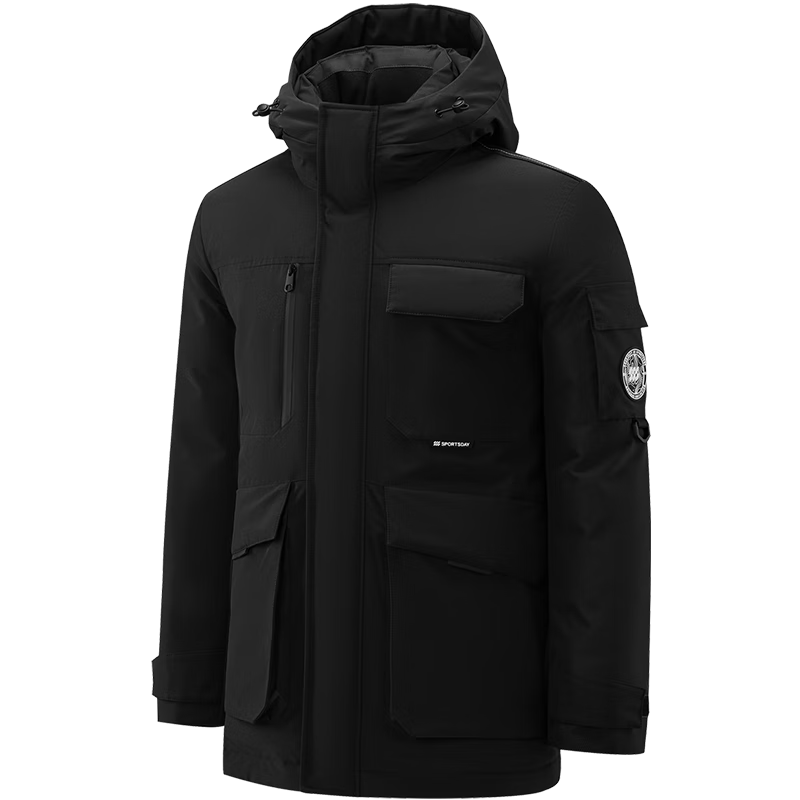HLA Men's Down Jacket 25SPORTSDAY Sports Comfortable Hooded Coat Winter