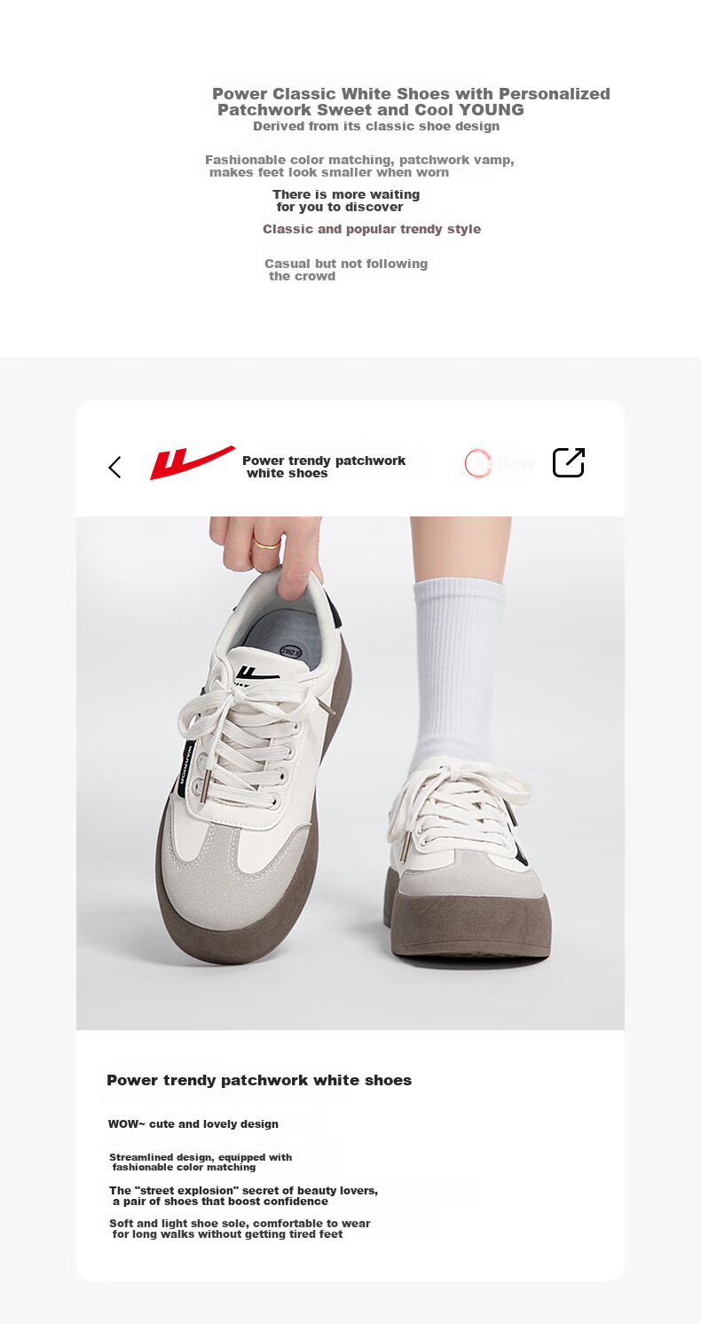 Huili Official Women's Shoes, 2026 Summer Retro German Training Shoes for Women, White Sneakers, Height-Increasing Shoes for Women, Black And White, Size 39 1