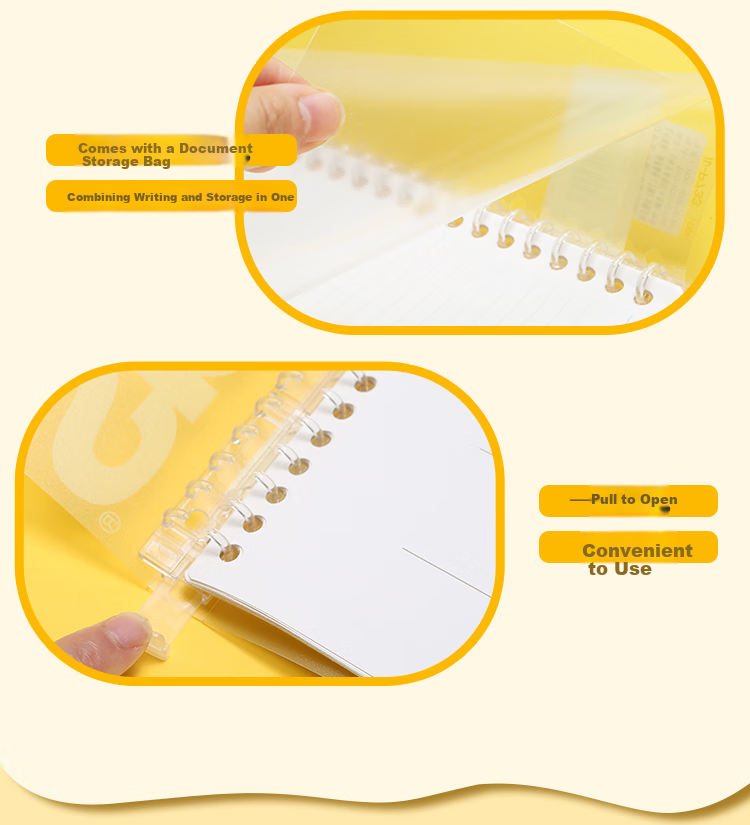 KOKUYO Imported B5 Notebook Campus Light-Colored Soft Loose-Leaf Notebook, 10 Sheets, 6mm*36mm Inner Pages, Blue, 1 Book RU-P733B 2