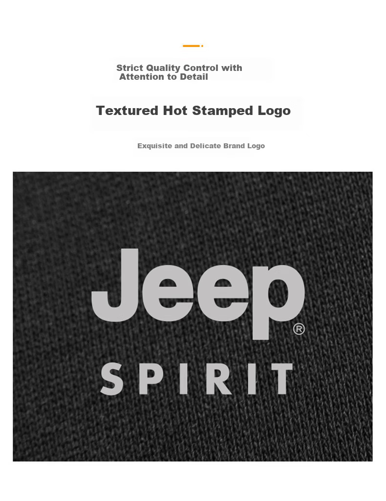 JEEP SPIRIT Men's Sweatshirt, Spring And Autumn Round Neck Long Sleeve T-Shirt, Loose-Fitting Pullover Top, Slim-Fit Undershirt, Men's Clothing, 3XL 2