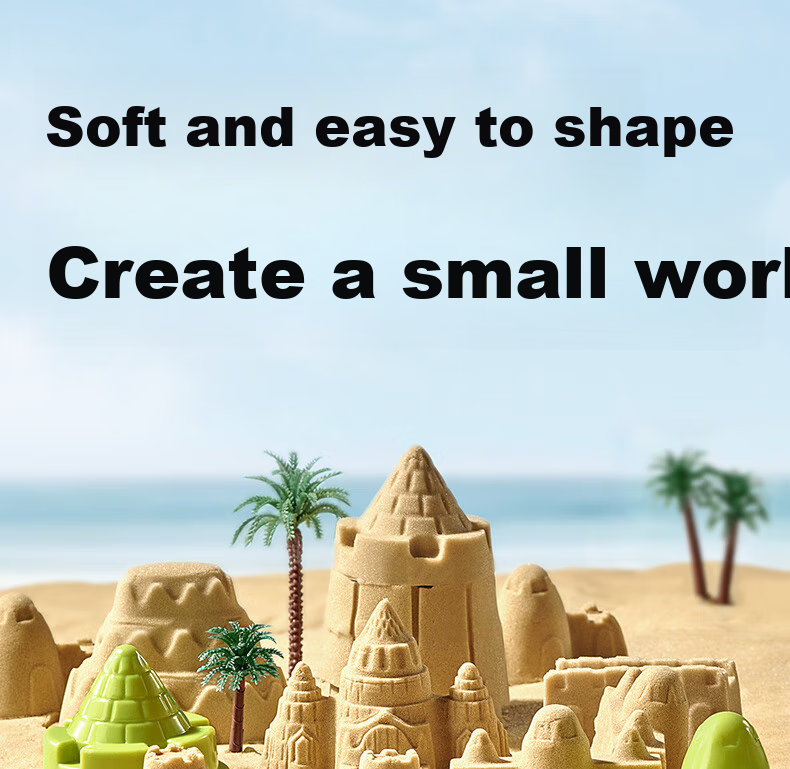 Babycare &bctoys Space Foam Sand Children's Toy Set (4 Jin of Sand + 31 Types of Toys + Sand Tray) 1