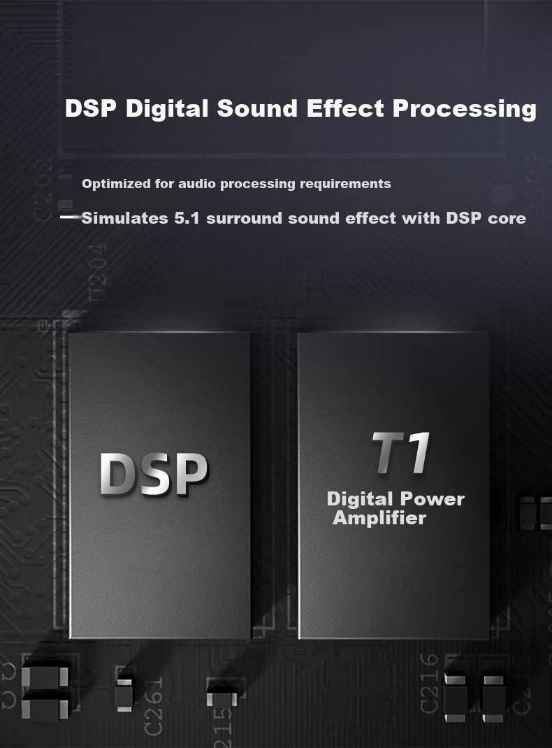 SANSUI DV-92A Soundbar Speaker, Home Theater System, Bluetooth Smart Speaker, Bar-Shaped Speaker, Wall-Mounted Speaker, Independent Subwoofer 14