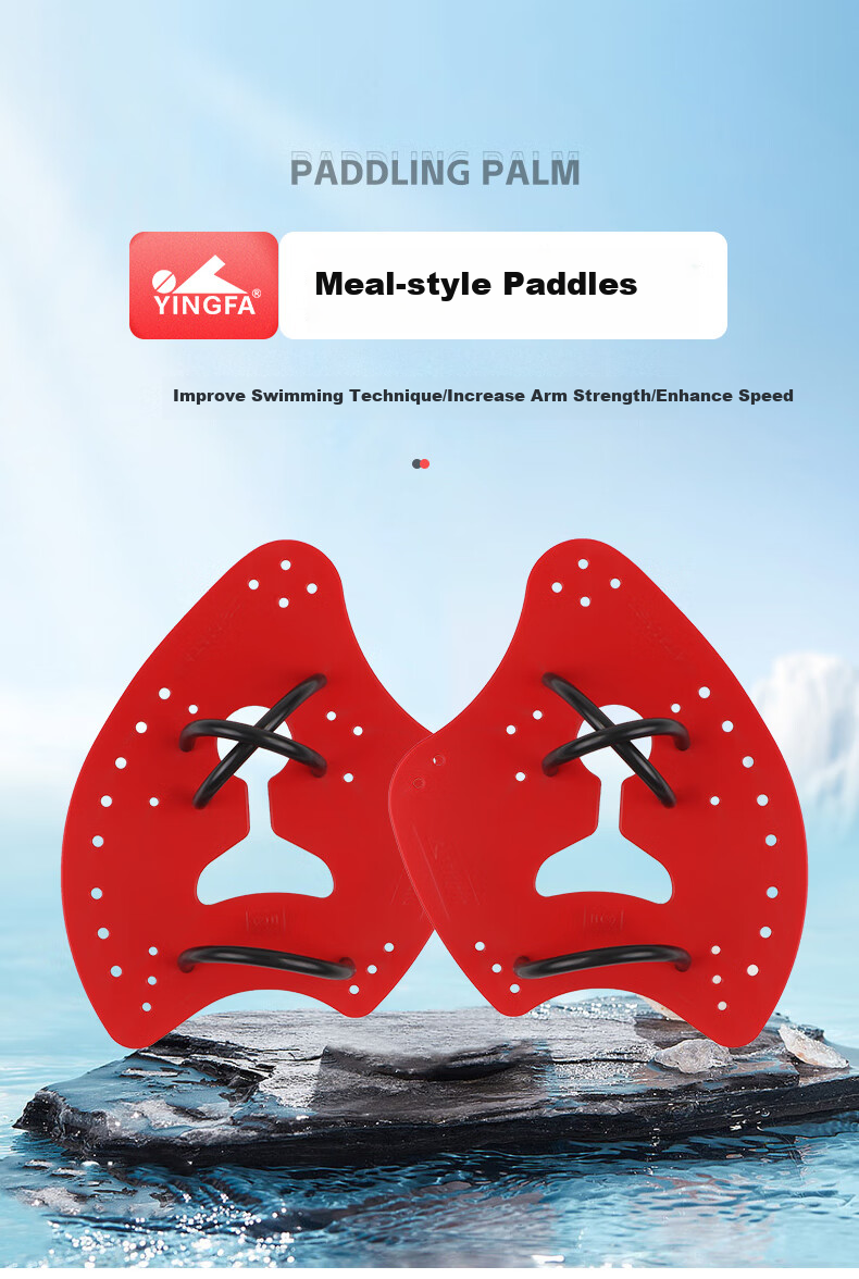 YINGFA Swim Training Hand Paddles Professional Freestyle Adult Swim Fins Axial Arm Stroke Training for Children Beginners Swimming Equipment 1