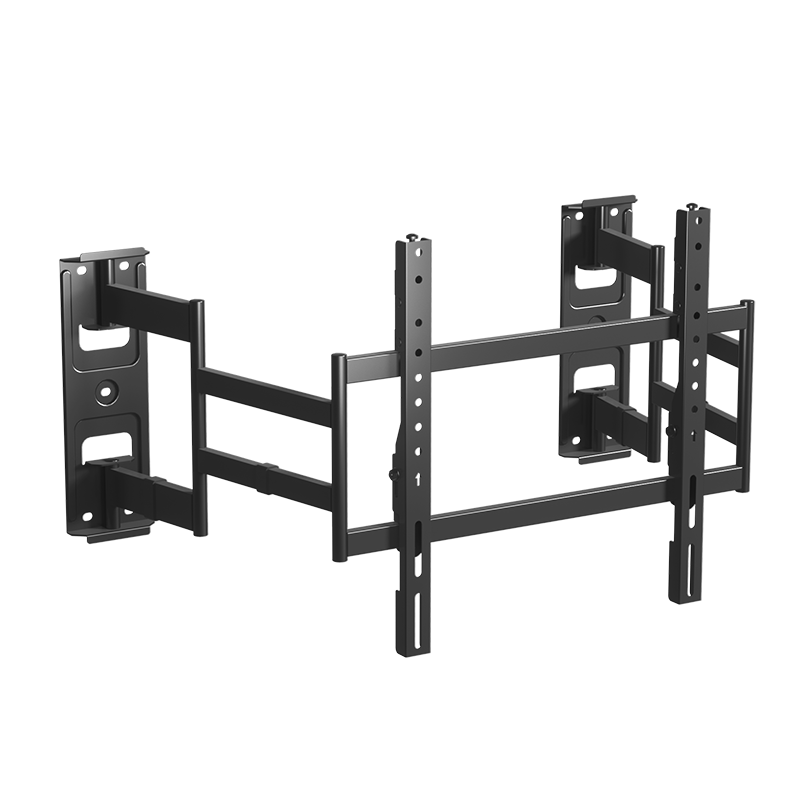 KALOCNX75 Ultra-Thin Embedded Dual-Arm Telescopic TV Wall Mount Bracket for 50-75 Inch Hisense Xiaomi Skyworth TCL TVs