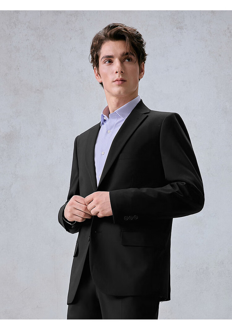 G2000 Antibacterial Multi-Stretch Business Formal Suit for Men, All-Season Office Wear 15