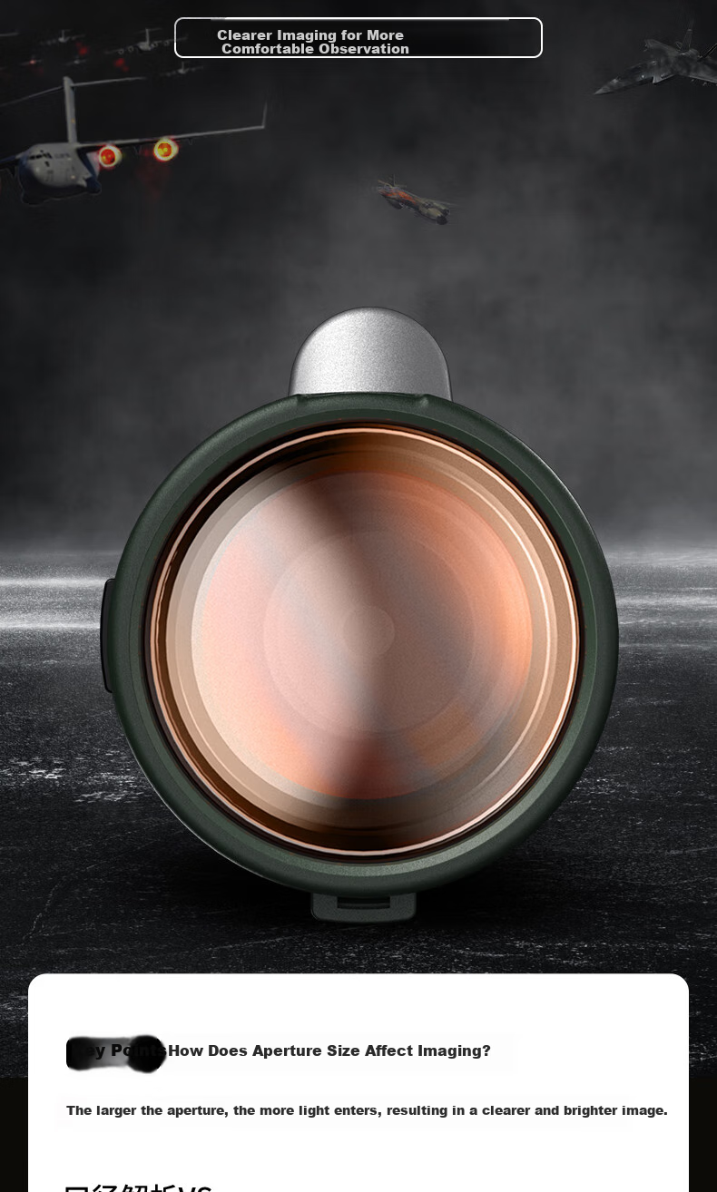 Leaysoo Eagle Eye 12X56ED Large Eyepiece Wide-Angle High-Definition High-Magnification Nitrogen-Filled Waterproof Monocular Telescope for Outdoor Concerts 7