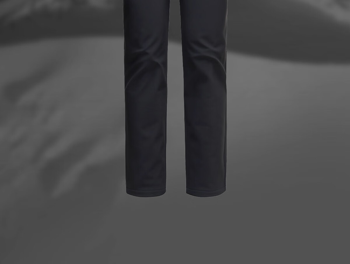 CAMEL Outdoor Men's Softshell Pants Wrinkle-Resistant Stretch Durable Fleece-Lined Windproof Warm Anti-Static Hiking Mountaineering Pants 3300 2