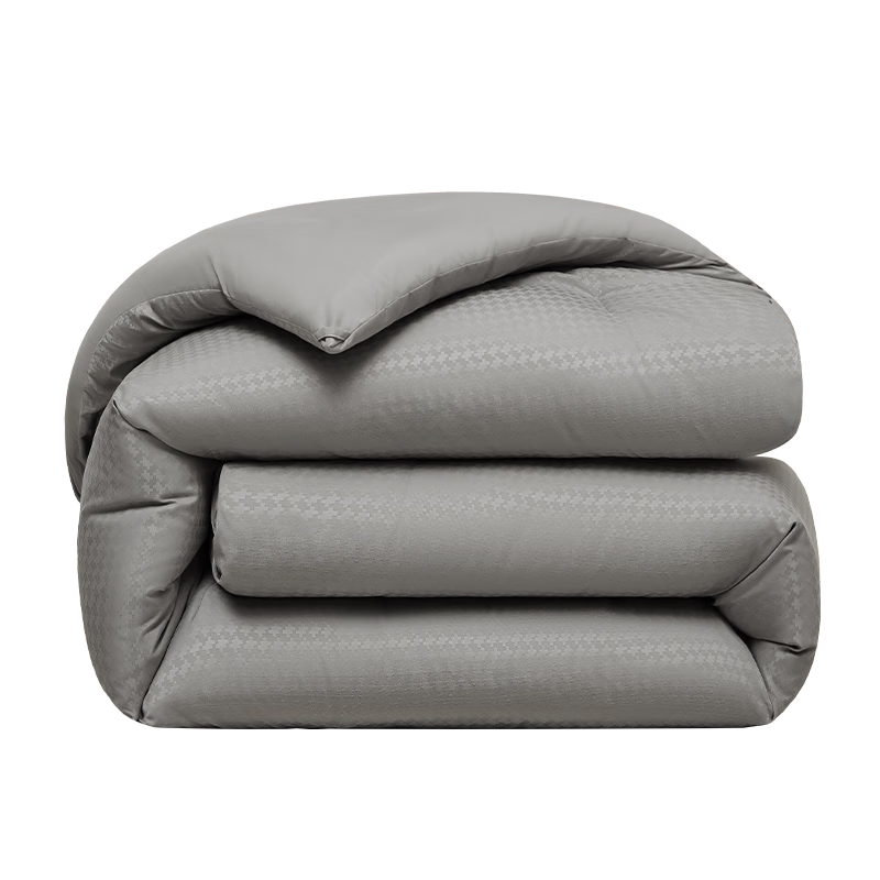 JD Original Thick Comforter, Straight Cover Quilt, Class A Antibacterial, No Washing Required, No Duvet Cover Needed, Warm And Fluffy, Autumn And Winter Quilt, 2*2.3m, Warm Gray