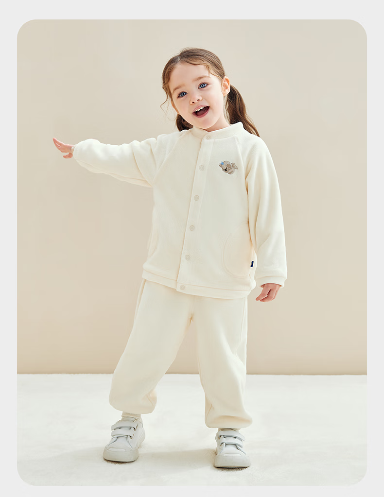 Babycare Children's Jacket, Baby Coat with Fleece Lining, Autumn And Winter Warmth, Feierdao Little Bear Blue, Size 100 5
