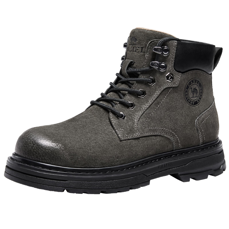 CAMEL Wang Junkai Edition Yellow High-top Outdoor Work Martin Boots Men G15W076038T Brick Gray 42