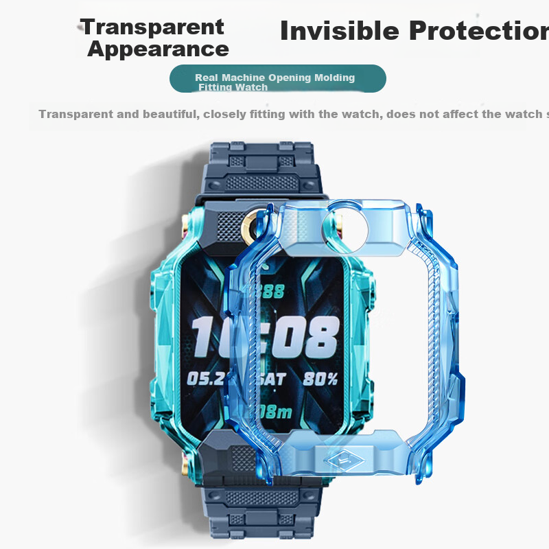 LANGLING Protective Case for Xiaotianc Z8a/z8 Youth Edition Watch, Children's Electric Watch, Slim Shockproof Anti-Collision Protective Cover for Z8 Children's Watch, Full Outer Shell