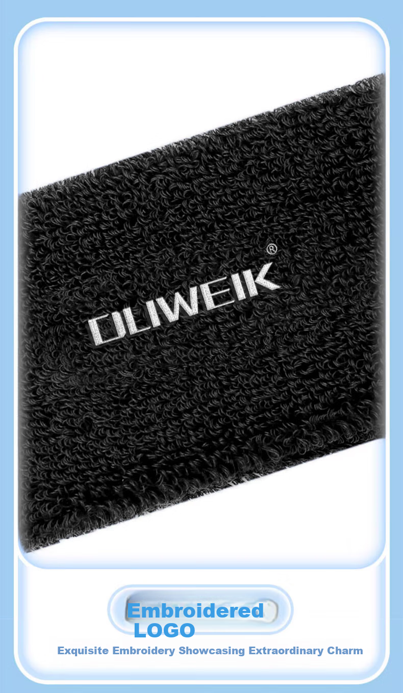 Duweike Sports Yoga Headband, Wristband for Men And Women, Forehead Band, Children's Sweat-Absorbing Headband, Running Basketball Fitness Three-Piece Set, Black 12