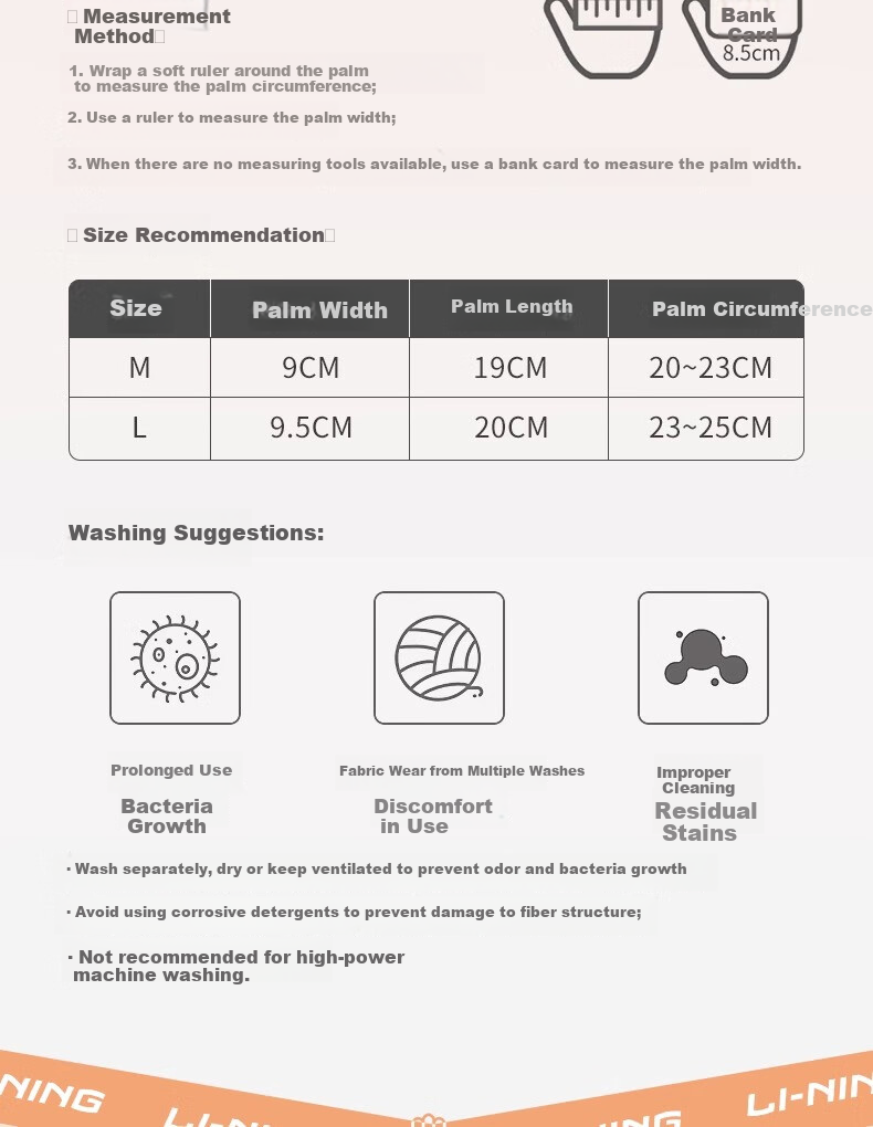 Li-Ning Cycling Gloves for Winter, Unisex Warm Fleece-Lined Gloves for Electric Motorcycles, Bicycles, Cold-Proof Touchscreen Sports Ski Gloves 16
