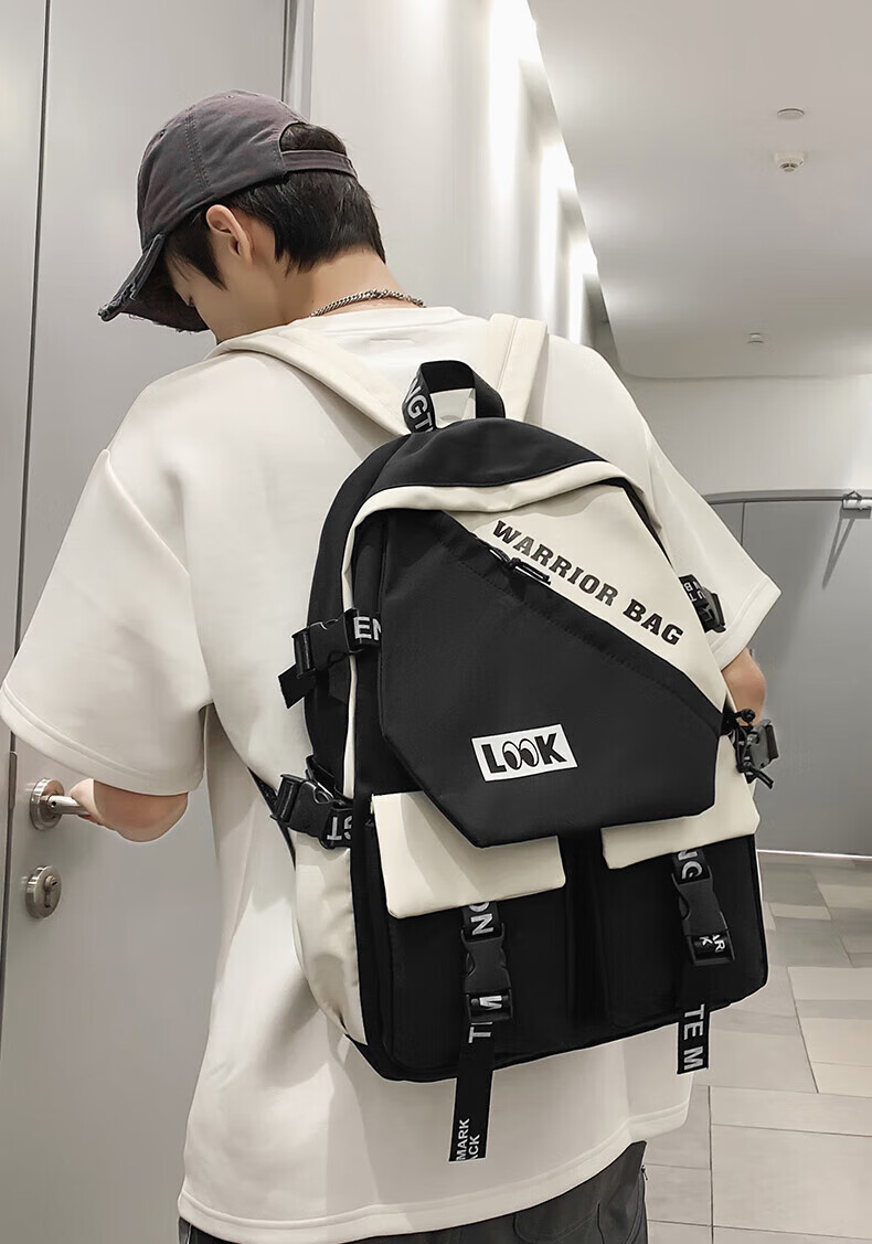 Warrior Backpack for Middle and High School Students, Large Capacity Lightweight Stylish College Student Laptop Backpack for Men and Women 6