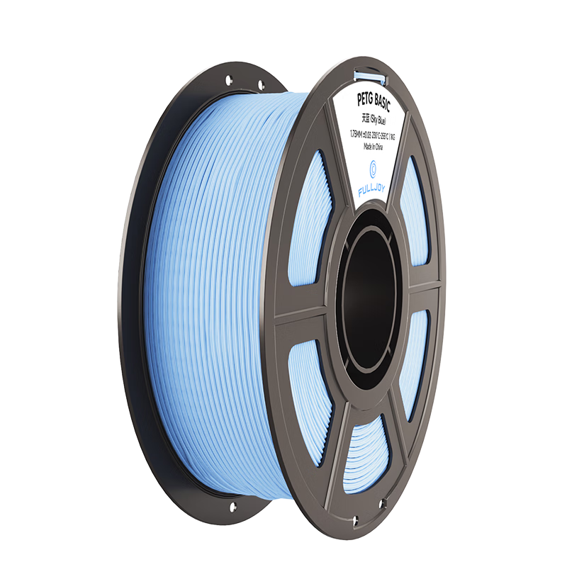 FULLJOY 3D Printing Filament High-Speed PETG Impact-Resistant Waterproof Weather-Resistant Warp-Resistant PETG Basic Material for TuZhu ChuangXiang 3D Printers