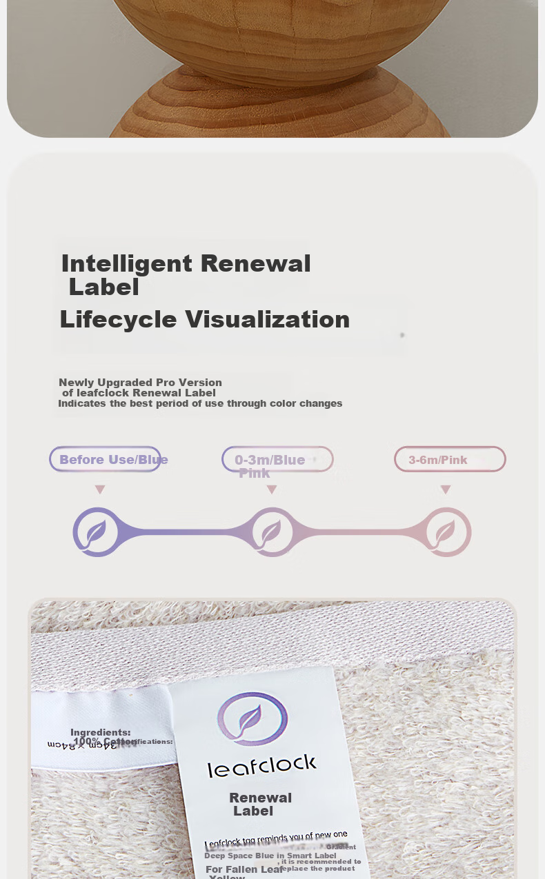 UCHINO Cloud Dream Unspun Xinjiang Long-Staple Cotton Face Towel, Class A Unspun Color-Woven Craft, Soft Absorbent Refreshing Label, Purple 6