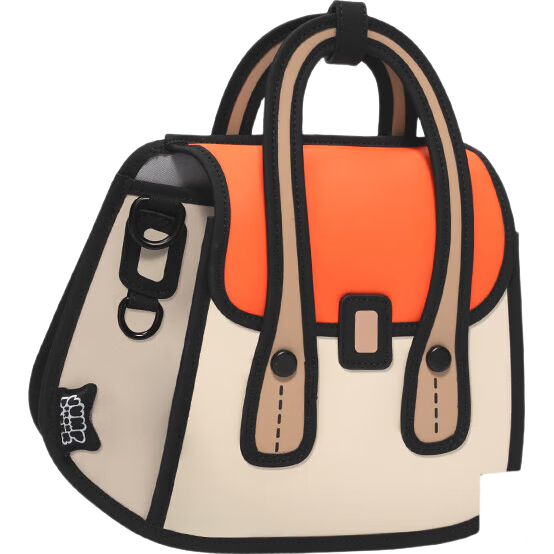 JumpFromPaper Birthday Gift Owl Bag Mini Style, Anime-Style Crossbody Shoulder Bag Gift, Caramel Orange