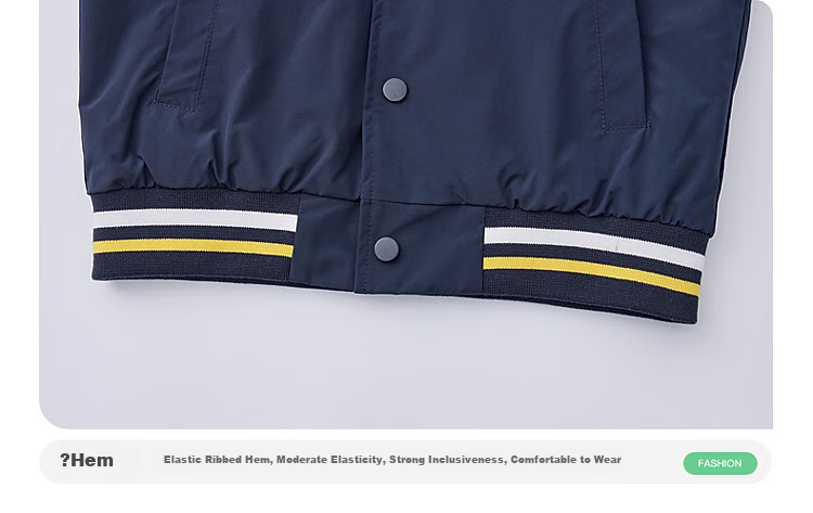 Duoduojia Boys' Baseball Jacket, Spring And Autumn Style, Korean Version, Preppy Style, Boys' Outerwear, Children's Casual Cool Coat 30