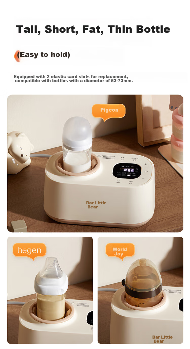 Bear Milk Shaker And Warmer, All-In Baby Automatic No-Water Milk Heating/Insulation/Defrosting Four-In J02E7 25