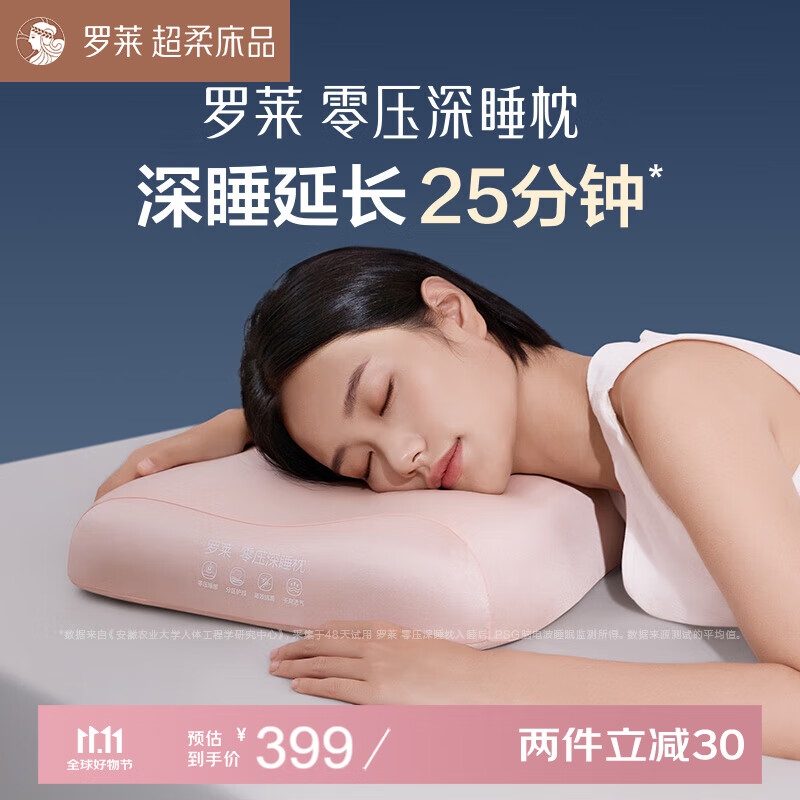 Luolaikids Memory Pillow, Class A Zero Pressure Deep Sleep Pillow, Zoned Neck Protection Memory Foam Pillow Core, Slow Rebound Sleep Pillow, Gift Box Set